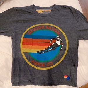 Aviator Nation Aspen Crop Tee